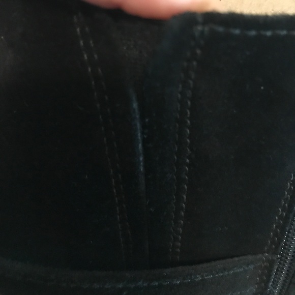 Black suede boots - Picture 3 of 4